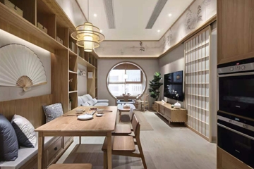 日式風(fēng)格-餐廳客廳